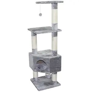 Nobby Arbre à chat Classic ETSCH Gris 40 x 40 x 136 cm pas cher