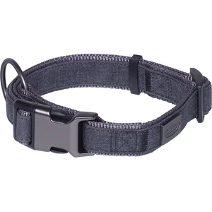 Nobby Karlie Linen Deluxe Collier Noir/Gris Longueur : 40-55 cm Largeu... pas cher