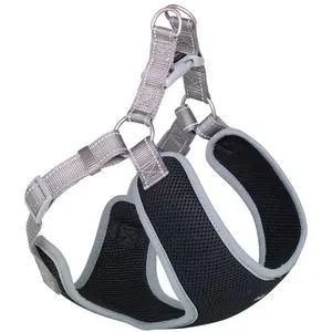 Nobby 88754-81 Black Mesh Reflect Harnais pour Chien 80 g pas cher