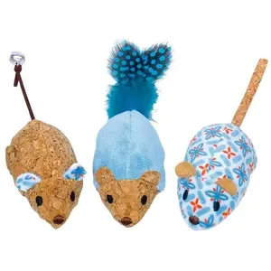Jouet Peluche Pour Chat Souris Avec Herbe À Chat Nobby Pet