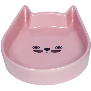 Nobby 73762 - COMMUTATEUR KVM - en céramique pour Chat Kitty Face, Rose pas cher