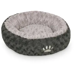 Nobby Seoli Donut pour Chien Diamètre 80 cm Gris Foncé/Gris Clair pas cher