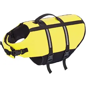 Comparateur de prix : Nobby 77578 Aide à la Natation pour Chien Jaune Fluo Taille L 40 cm