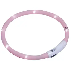 Nobby Bande lumineuse LED Puppy rose - Diamètre : 10 mm - 45 cm pas cher