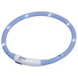 Nobby Bande lumineuse LED Puppy bleu clair Ø 10 mm 45 cm pas cher