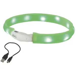 Nobbys Nobby Bande lumineuse LED large VISIBLE (Chien), Collier + laisse pas cher
