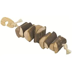Nobby Nibbler Chaîne en Bois pour Petit Animal 25 cm pas cher