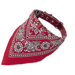 Nobby Collier avec Foulard pour Chien Rouge 65 cm pas cher