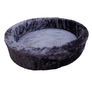 Nobby Lit peluche 90 cm gris pas cher