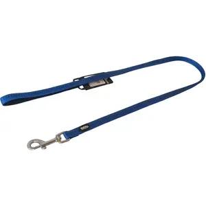 Comparateur de prix : Nobby Soft Grip Laisse pour Chien Bleu 120 cm/15 mm