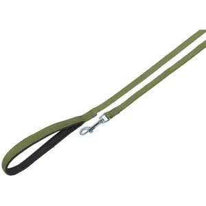 Nobby Laisse de Pistage Plat pour Chien Vert 15 m pas cher