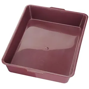 Nobby Litière pour chat - rouge - 44 x 31 x 8 cm pas cher