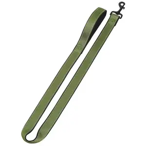Nobby Laisse Classic Reflect Soft Vert tilleul/noir L 120 cm l 15 mm pas cher