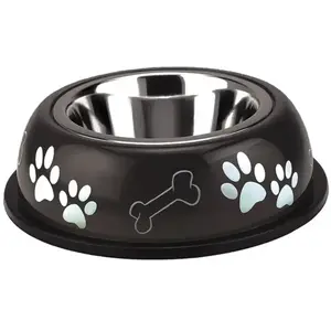 Nobby Nice Diner Gamelle pour Chien Brun/Noir 25 cm 0,75 L pas cher
