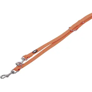 Nobby Cover Laisse d'Entrainement pour Chien Orange Néon 200 cm/20 mm pas cher