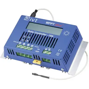 Régulateur de charge solaire IVT MPPTplus 20A 12 V, 24 V 20 A