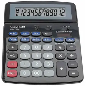 Olympia, Calculatrice, Support de table (Piles) pas cher
