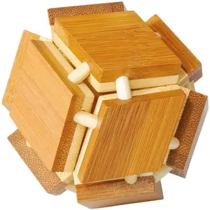 Casse-Tête En Bois Bamboo : Cube pas cher