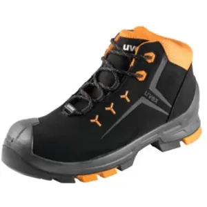 Uvex 2 Stiefel S3 65092 Schwarz, Orange (65092)-40 (Weite 11) pas cher
