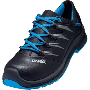 Uvex 2 Trend Laag S3 69342 - Zwart/Blauw - 43 pas cher