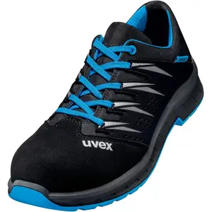 Uvex 2 Trend Halbschuhe S1 69378 Blau, Schwarz (69378)-41 (Weite 11) pas cher