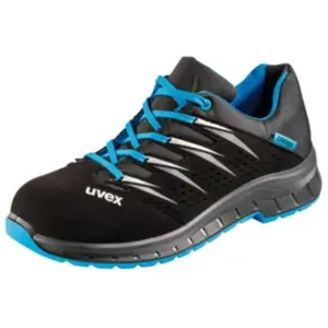 Uvex 2 Trend Halbschuhe S1 69378 Blau, Schwarz (69378)-43 (Weite 11) pas cher