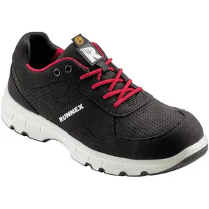 RUNNEX S1P-ESD-Sicherheitshalbschuh FlexStar Schwarz/Rot-40 pas cher