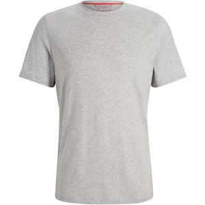 FALKE CORE Logo Round Neck vochtregulerend lyocell katoen shirt met korte mouwen heren grijs - maat XL