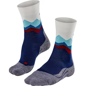 FALKE TK2 Wandelsokken anti blaren, medium padding merinowol sportsokken dames blauw - Maat 39-40 pas cher