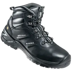 BAAK Botte de sécurité Harrison taille 42 noir S3 src esd en iso 20345 cuir lisse pas cher