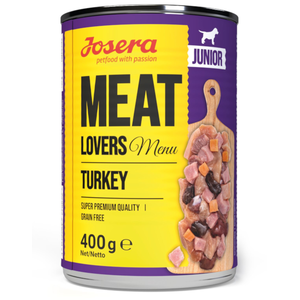Josera Meat Lovers Junior Menu 6 x 400 g pour chiot dinde pas cher