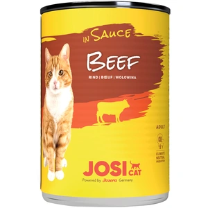 JosiCat en sauce 12 x 415 g pour chat - boeuf pas cher