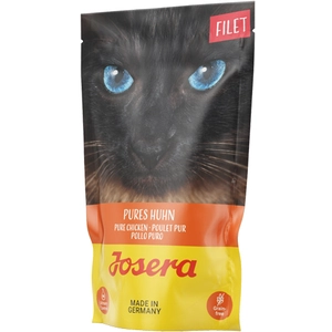 16x70g Filet poulet pur Josera - Pâtée pour chat pas cher