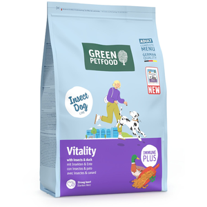 3 kg Green Petfood Dog Vitality avec insectes et canard nourriture sèche chiens pas cher