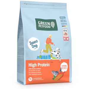 3kg Green Petfood High Protein Insectes & Saumon nourriture sèche pour chiens pas cher