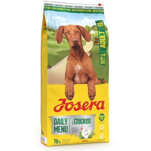 12,5kg Josera Daily Menu Adult poulet nourriture sèche pour chien pas cher