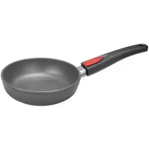 Woll nowo Poêle pour Induction (Bord Haut, Manche Amovible) 20 cm Noir pas cher
