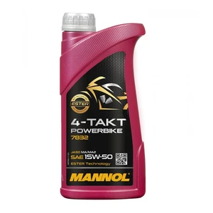 1 Liter Mannol 4 Takt Powerbike 15W-50 7832 pas cher