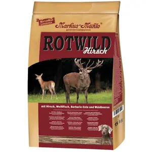 15kg Rotwild, cerf Markus-Mühle - Croquettes pour chienVendu parzooplus-be