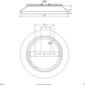 EVN LICHTTECHNIK 4037293023924 IP54 L40300125 APPLIQUE MURALE À LED 30 pas cher