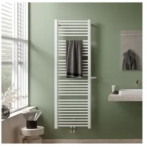 Kermi Bad- und Wohnheizkörper Basic plus, HxLxT: 1770x599x35 mm, Farbe: weiß, Ventilposition: rechts, 10 bar, Wärmeleistung 75/65-20: 993 Watt, E0V1M1800602RXK