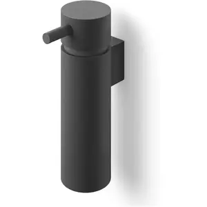 Karaca Zack Manola wand lotiondispenser 5x16.5cm RVS zwart pas cher