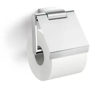 Karaca Zack Atore toiletrolhouder met klep 12.4x12.4x5.4cm RVS Chroom Glans pas cher