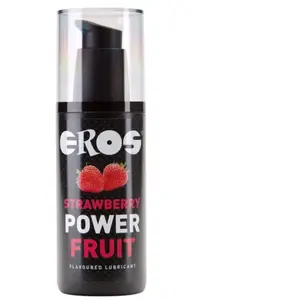 Lubrifiant Eros Strawberry Power 125 ml pas cher