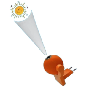 Niermann Standby Veilleuse avec projection "Sunny" 80039 pas cher