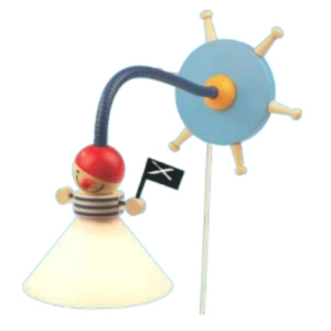 niermann standby 347 pirate applique murale pour enfants plastique / m... pas cher