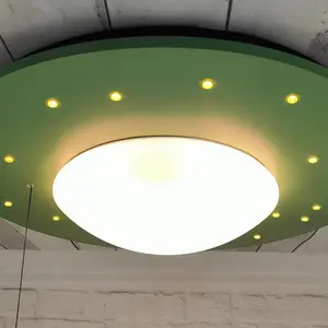 Niermann Stand By, Applique + plafonnier, Niermann Starlight LED Plafonnier E27 Vert sauge Made in Germany (60 lm, E27) pas cher