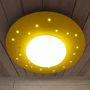Niermann Stand By, Veilleuse, Niermann Starlight LED Plafonnier E27 Jaune Made in Germany pas cher