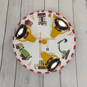 Niermann Stand By, Lampe pour enfant, Niermann Baustelle Plafonnier tr... pas cher