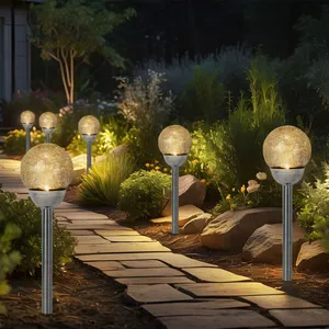 Expo Börse - Lampe solaire led d'extérieur, décoration de jardin, piqu... pas cher